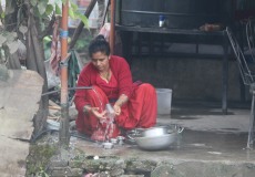 Silnice Káthmándú - Pokhara, občerstvení