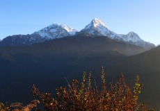 Poon Hill, Annapurna I., Annapurna Jih a Hiunchuli (6441 m n.m.)