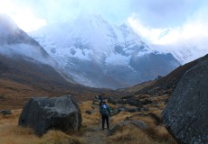 Poslední úsek do A.B.C. (Annapurna Base Camp)