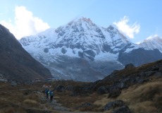 Poslední úsek do A.B.C. (Annapurna Base Camp)