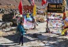 7. den treku opouštíme Annapurna Base Camp