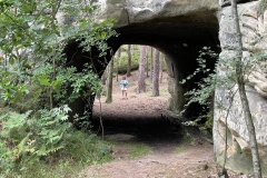 Branžež - vytesaný tunel u potoka Kněžmostka