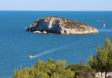 Gargano, Vieste - ostrov u pláže Baia di Campi