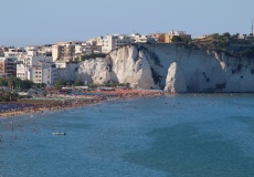 Gargano, Vieste - z vyhlídky nad zátokou San Felice